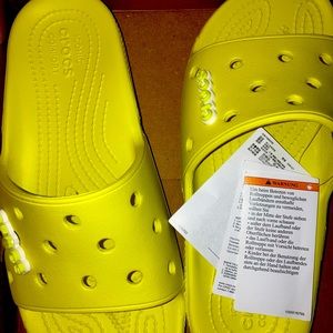 yellow crocs for all